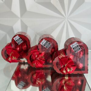 Caixa de bombons em formato de coração tamanho PP
