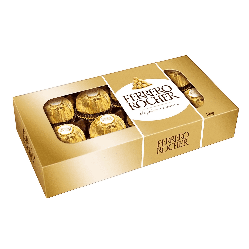 Bombons Ferrero Rocher com 8 unidades